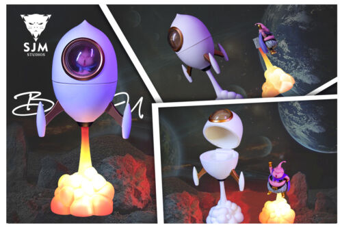 【En stock】 Dragon Ball Buu To The Moon Rocket LED Pequeña Lámpara GK Estatua SJM Studio - Imagen 2 de 6