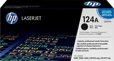 HP 124A Black Original LaserJet Toner Cartridge - Q6000A