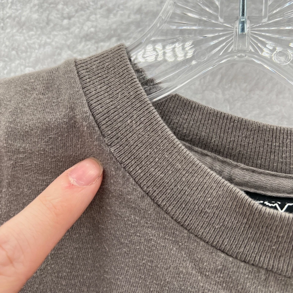 Fox Racing Shirt Boys Medium Gray Short Sleeve Cotton Crew Neck Top Youth Sport - Image 4 of 4