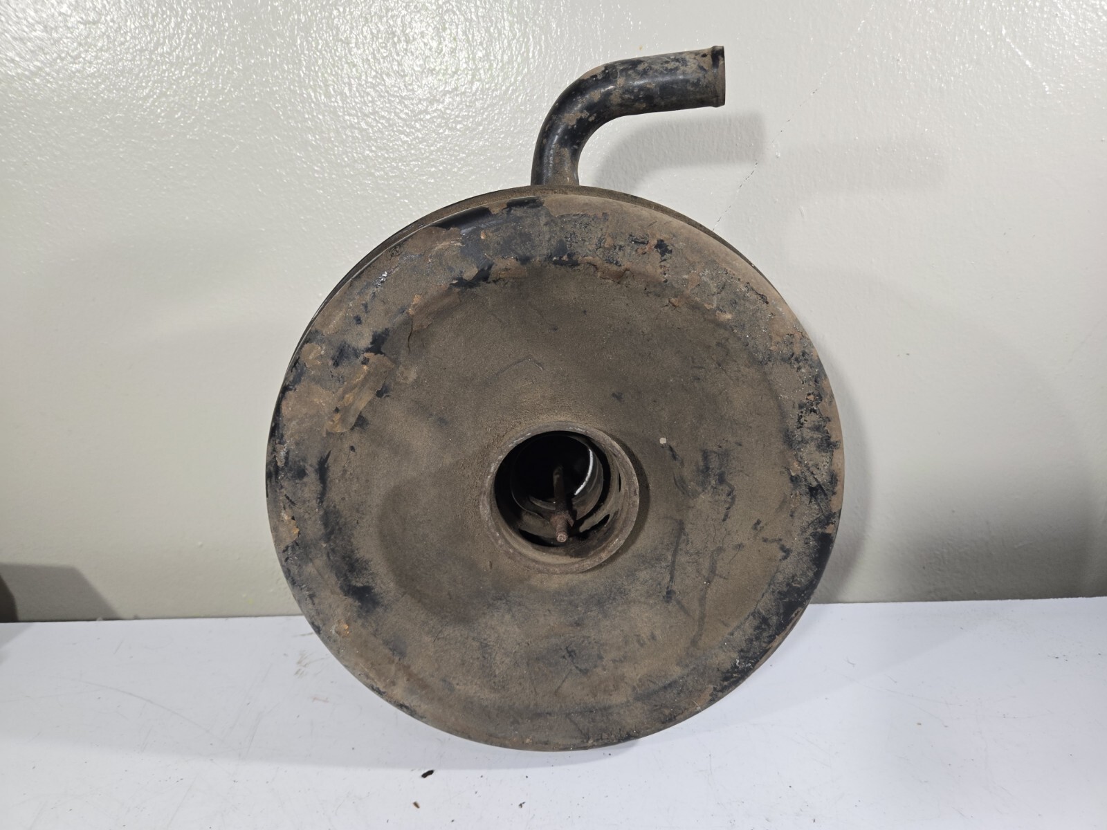 JEEP CJ5 CJ6 DAUNTLESS V6 OIL BATH AIR CLEANER COMPLETE Great Decal