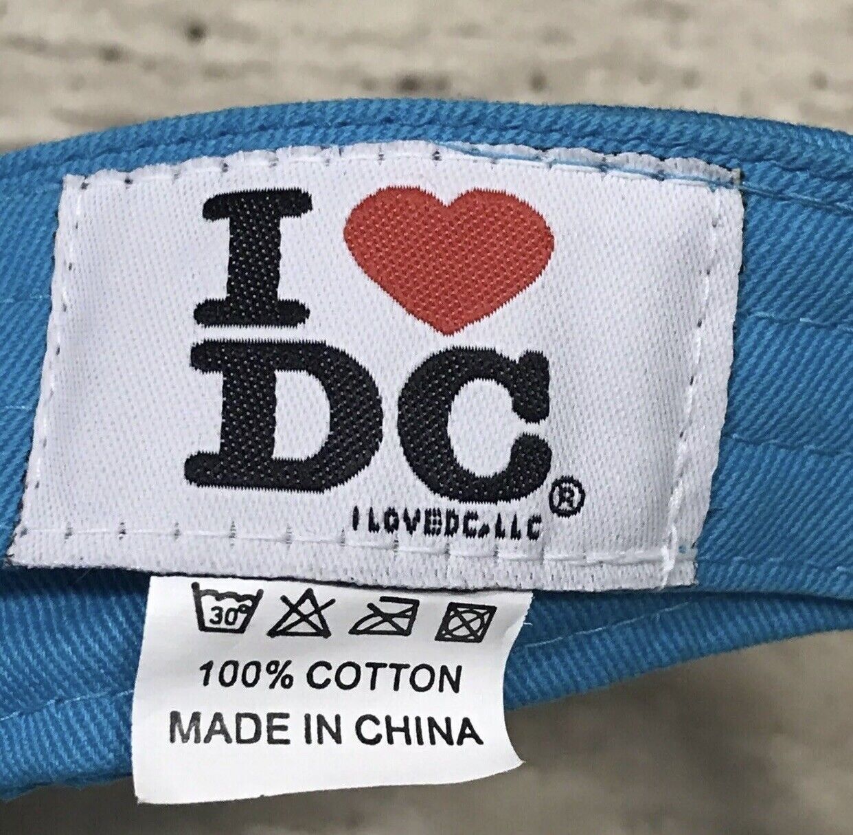 Washington DC Visor Cap Hat Adjustable Strapback … - image 6