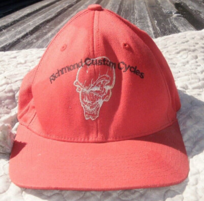 Vintage Richmond custom Motorcycle Flexfit Hat 81 Supporter Hells Angels