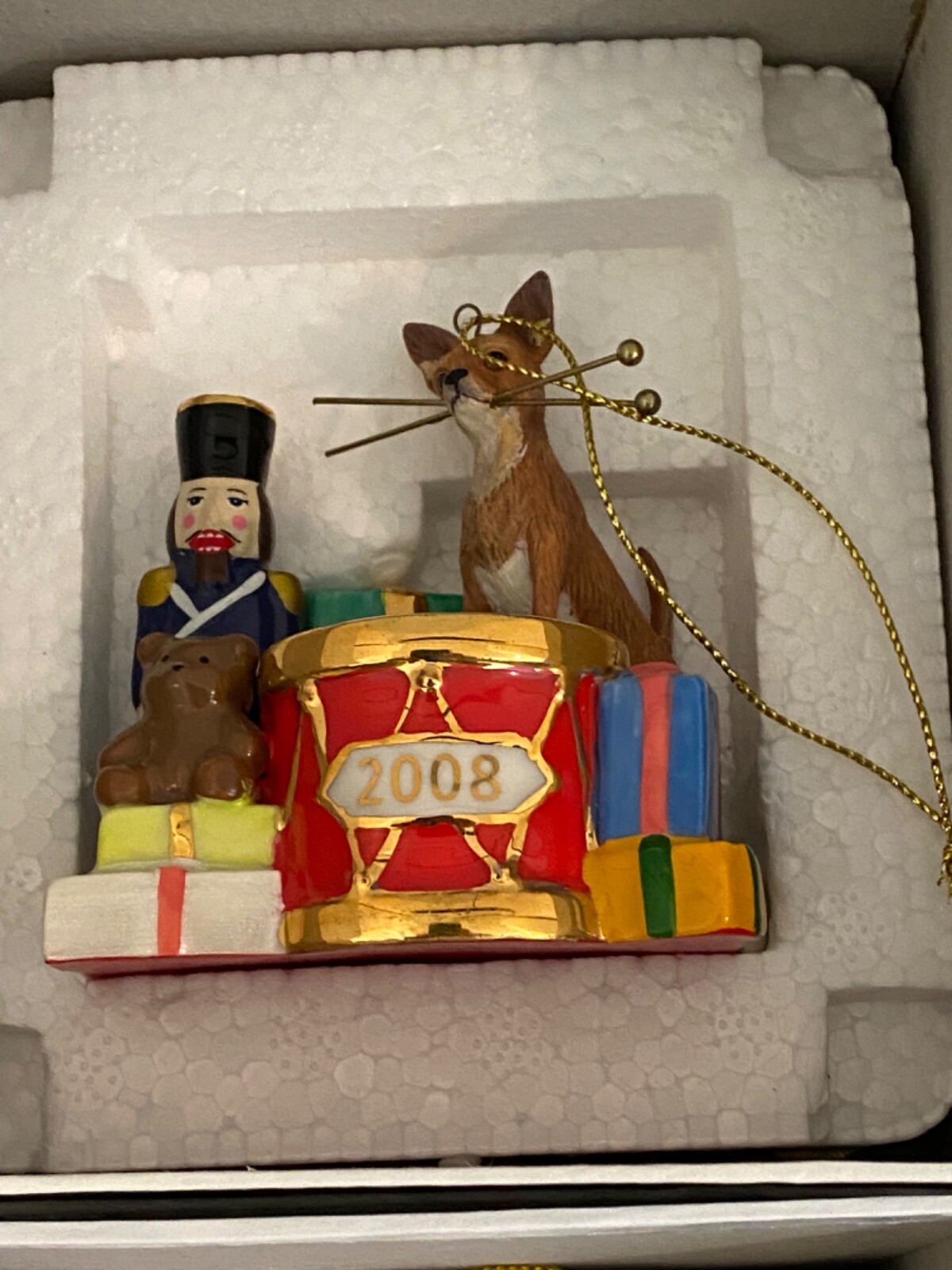 Lot (14) Danbury Mint Annual Chihuahua Christmas Ornaments eBay