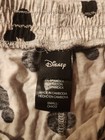 Disney Pajama Short Sleeve Top And Short Set Knit Sm Grey And Black Mickey Logo — photo 2