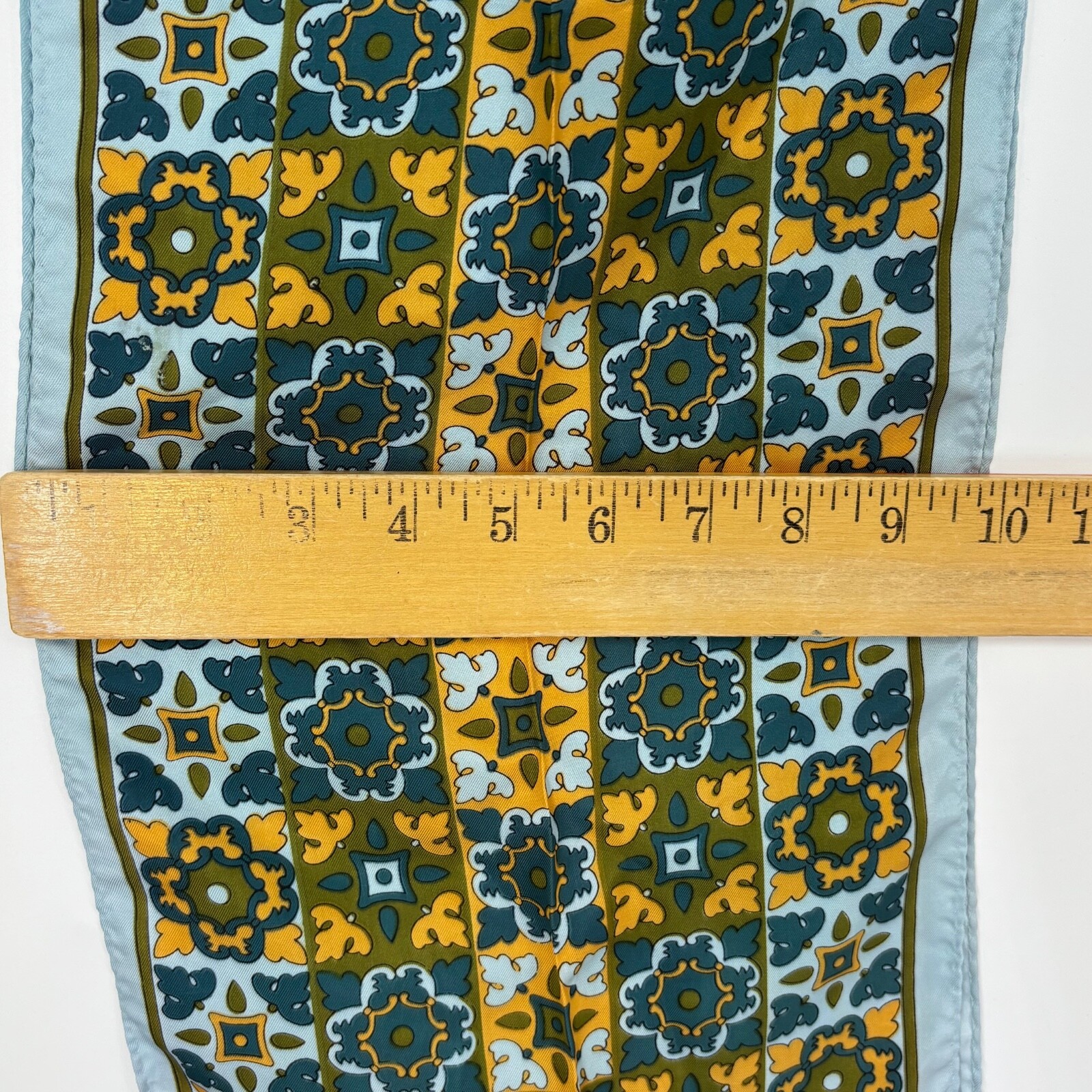 Cesandre Paris Womens Rectangular Scarf Blue Gree… - image 6