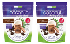 2x 397g Tropical Fields Coconut Wafer Thins Cracker Snack BrandNew