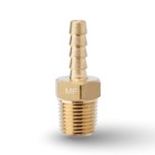 MAACFLOW Brass Barb Hose Fitting 1/8" Hose ID Barb x 1/8" Male NPT Adaptor