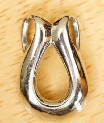 925 Sterling Silver Jewelry Infinity Loop Slide Necklace Pendant