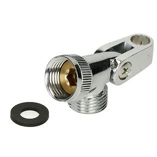 MARKENPRODUKT Brausehalter Gelenkstück 1/2" Handbrause Duschkopfhalter Messing verchromt