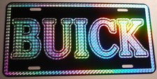 Buick Prism Metal License Plate Tag 1970s Retro Electra Skylark Riviera Gs 455