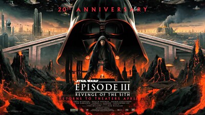 2005 Star Wars Episode III Revenge Of The Sith Movie Poster 11X17 Obi-Wan   