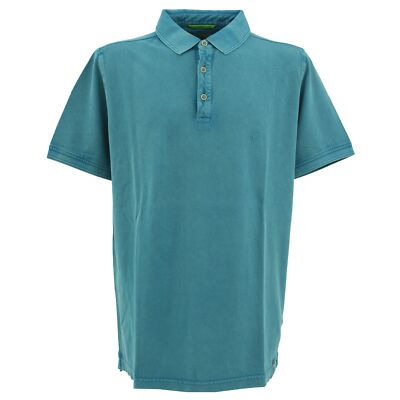  CAMEL ACTIVE Herren kurzarm Polohemd Poloshirt Baumwolle blue blau 25081