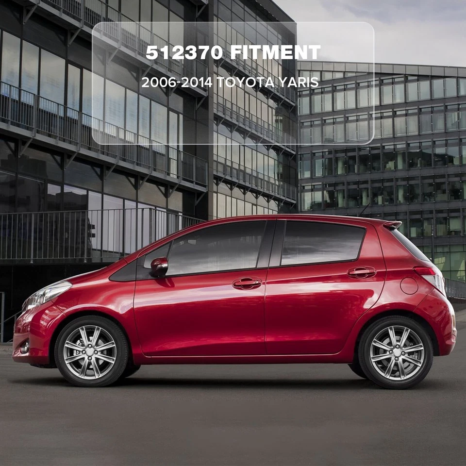 Par de cojinetes de cubo de rueda trasera para Toyota Prius C 2013 Scion iQ 512370 2012-2019 Foto 3 de 4