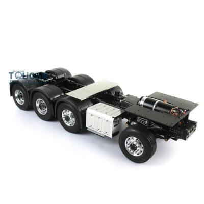 LESU 8*8 Metal Chassis for 1/14 RC Tractor Truck Model 3363 1851 W/Motor Servo