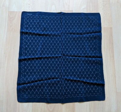 Stefano Ricci Halstuch Tuch 100% Seide blau 40x42 cm