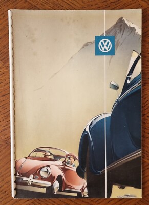 Toller Vintage Auto Katalog - VW Käfer Modelle in Farbe von 1959 - super selten