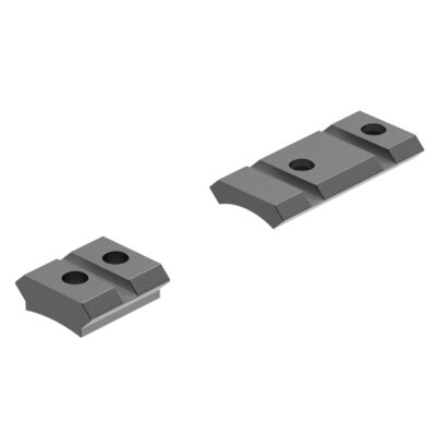 LEUPOLD QRW/PRW Cross-Slot (Weaver-Style) 2-PC Matte/Gloss Steel Mounting Base