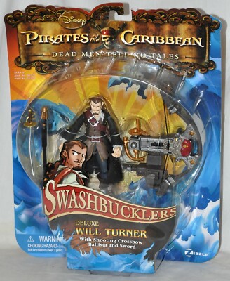 Pirates of the Caribbean Swashbucklers Deluxe Will Turner figure
