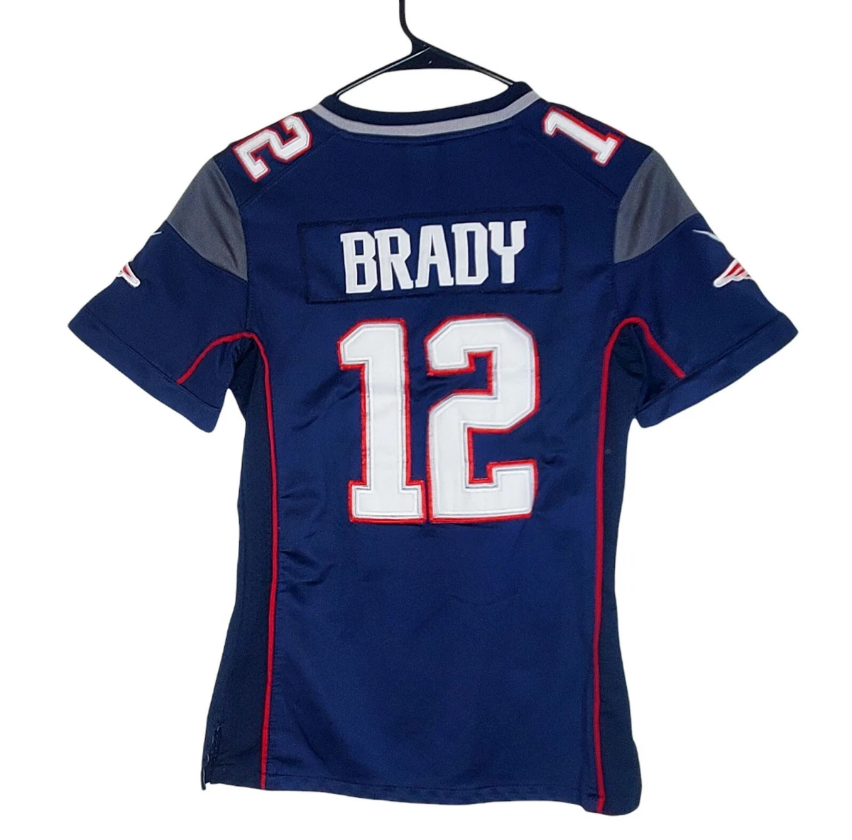 NFL Tom Brady Jersey Youth Medium New England Patriots On Field