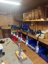 36" Tbar with seat pedestal with HD base  Fully Adj. with 1/2 " Rod Holders*