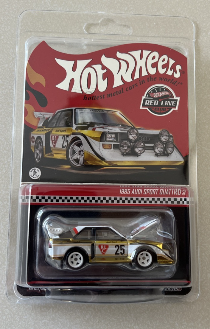 ホットウィール RLC限定　AUDI SPORT QUATTRO S1 Hot Wheels Red Line Club 1985 Audi Sport quattro S1 | Mattel