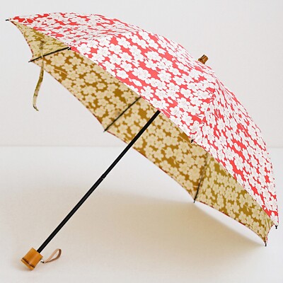 本日限定値UmbrellaCompany SIGNALFORMORGANIZER KOMIYA SHOTEN Folding Umbrella Parasol for Sun & Rain Sakura
