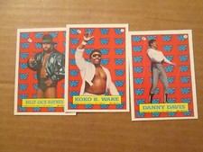 1987 Titan Sports WWF Sticker Lot of 3 Different