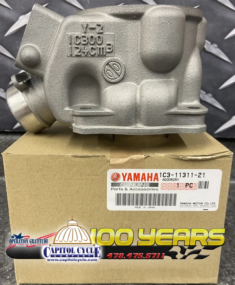 NEW OEM YAMAHA YZ125 TOP END KIT WITH CYLINDER 2005-2021 - Изображение 2 из 4