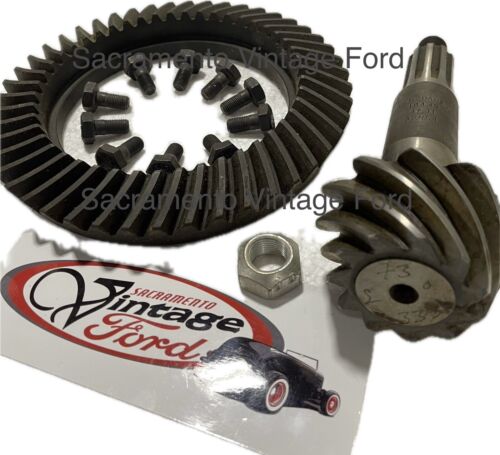Dana Spicer NOS Ring & Pinion 4.27 Early Ford Rear End Differential 1M-4209-B - Picture 1 of 6