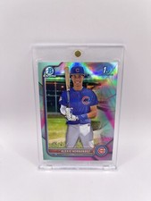 Alexis Hernandez 2022 Bowman Chrome #172 Pink Vapor Refractor #/125 W/ Mag