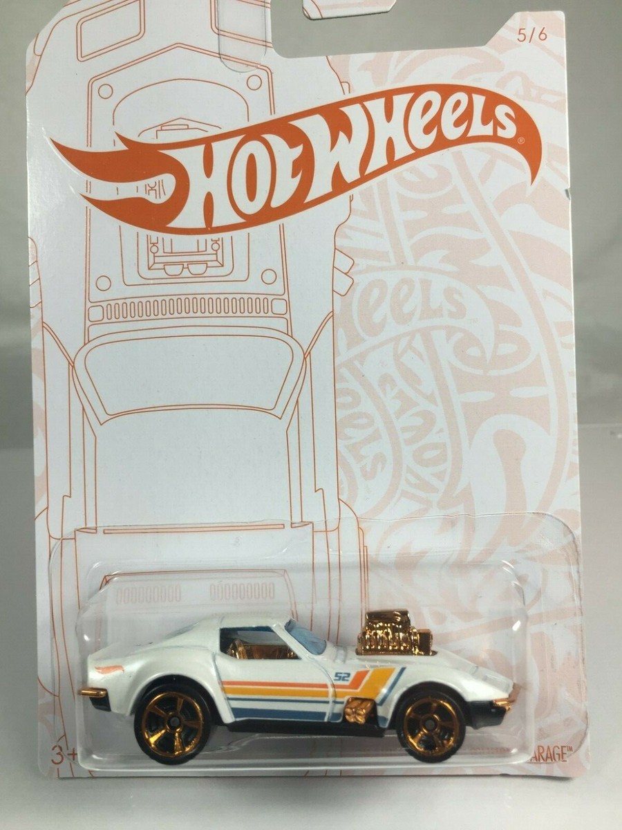 Hot Wheels 68 Corvette Gas Monkey Garage, WHITE 50th Entertainment