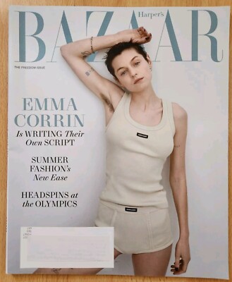 Emma Corrin, Sunny Choi, Victor Montalvo Harpers Bazaar Magazine June/July 2024