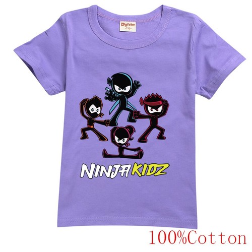 Ninja Kidz Kids Clothes Tees Cotton Short T-shirts Children Sweatshirt X'masgift - Picture 2 of 44