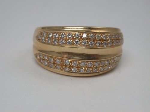 schöner Brillant Ring massiv Gold 750 - Bild 2 von 12