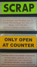 Custom Printed Labels .75" x 2" Rectangle 5,000 Business Roll Stickers 1-Color