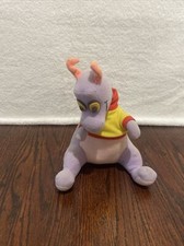 Vintage 1982 Walt Disney Purple Figment Dinosaur California Stuffed Toys Plush