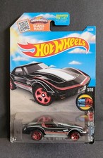 2015 HOT WHEELS CORVETTE STINGRAY - HW MILD TO WILD - BLACK - 3/10