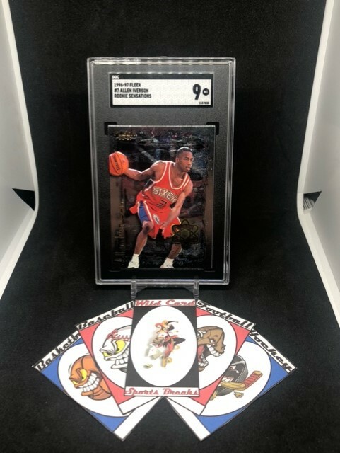 1996-97 Fleer Allen Iverson Rookie Sensations #7 SGC Mint 9