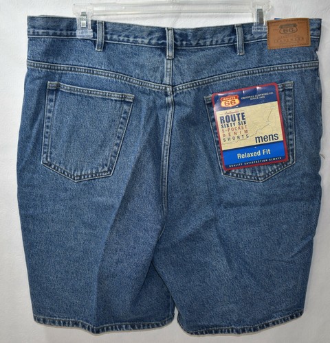Pantalones cortos Route 66 azul jean talla 42 para hombre - Imagen 2 de 4