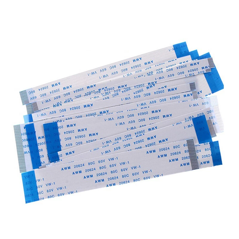 10Pin FFC Flexible Ribbon Cable Flat Wires Pitch 0.5/1mm PCB Board Transmission - Image 4 of 4