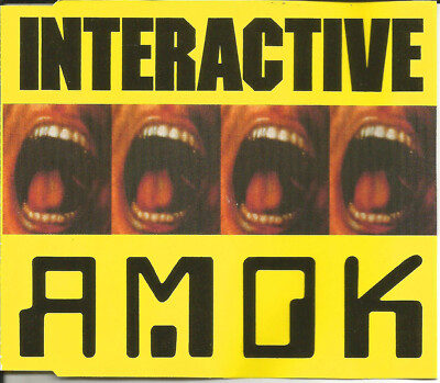 INTERACTIVE Amok RADIO MIX & MIX A PELLA & KOMA 4TRX Europe CD single SEALED