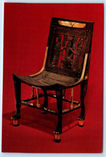 Ceremonial Chair - Egyptian Museum - Cairo EGYPT 4x6 Postcard