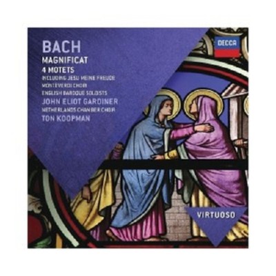 GARDINER/KOOPMAN - J.S.BACH-MAGNIFICAT BWV 243/VIER MOTETTEN  CD CHOR NEU