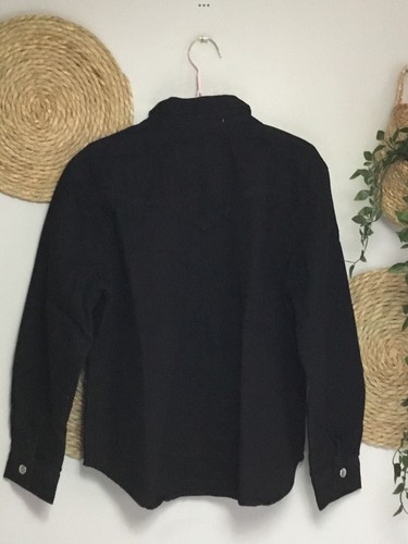 Zara Black Denim Studded Fringe Western Jacket S UK10 Bnwt G205S - Picture 7 of 7