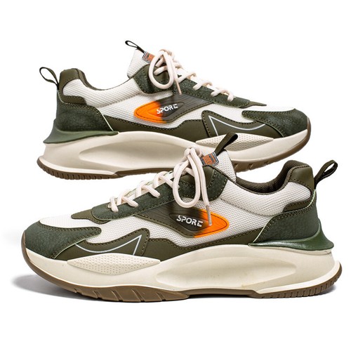 Zapatillas deportivas ligeras cómodas para caminar al aire libre de moda para hombre - Imagen 12 de 12
