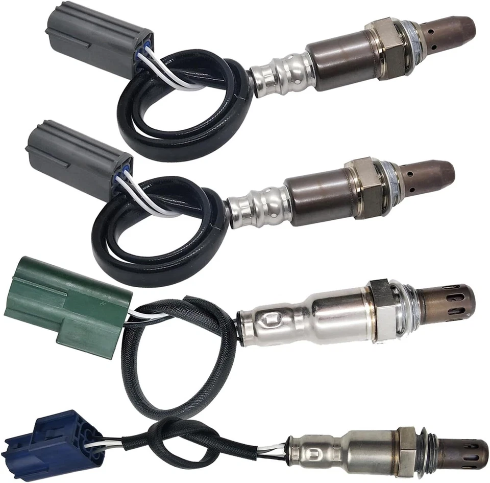 Sensor de oxígeno arriba+abajo 4 piezas para Nissan Frontier Pathfinder Xterra 2011-2012 4,0 L Foto 3 de 4