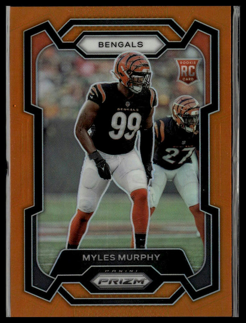 2023 Panini Prizm #320 Myles Murphy Orange /249