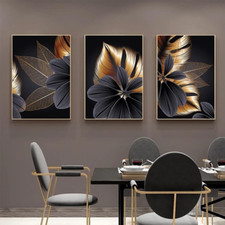 Set of 3 Canvas Wall Art Prints for Living Room Home Decor