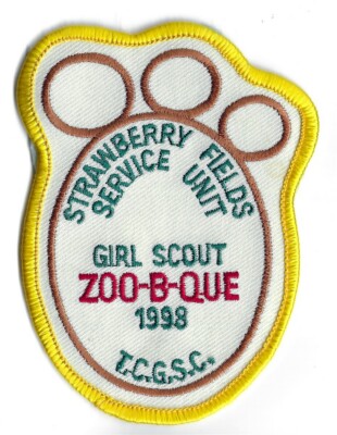 Girl Scouts/Brownies Vintage Patch - Zoo-B-Que
