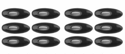 12x pieces Hijab Pin Kunststoff Schal Pins Muslim Hijab Sicherheitsnadel SCHWARZ